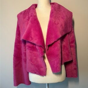 Red Dress Boutique Vibrant Pink Teddy Jacket